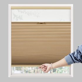 WELLSOURCE Day&Night Cellular Shades, Blackout Top Down Bottom Up Honeycomb Blinds for Windows, Cordless Window Shades with Sheer - Brown - Contact us