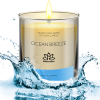 Soy Wax Candle in Glass Jar Ocean Rain Scented Candle Clean Burn up to 80 Hours Handmade in USA Natural and Safe by Relaxcation 10 oz - RELAXCATION