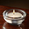 Hosley Set of 18, Clear Glass Tea Light Candle Holders - HOSLEY