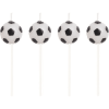 Soccer Pick Candles - 3" Tall - Set of 4 (100764) - MPS