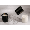 EOTW Candle Supply 10 oz. Empty 12 Pack Luxury Glossy Black Jars for Candle Making. - EOTW Candle Supply
