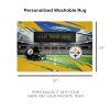 [Personalization Only] Official NFL Steelers - 20" x 32" Personalized Washable Rug - Personalization Only