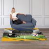 [Personalization Only] Official NFL Steelers - 62" x 84" Personalized Washable Rug - Personalization Only