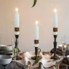 4 PCS | 7inch Handmade White Pillar Candle Unscented Taper Candles for Holiday Wedding Party Dinner Household D√©cor Candlesticks - FCMSHAMD