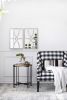 16" x 23" Rectangular Wooden Wall Mirrors with Distressed White Frame, Vertical or Horizontal, Home Decor for Living Room, Set of 2 - as Pic