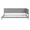 Twin Size Wood Daybed/Sofa Bed, Gray - as picture