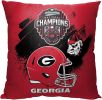 Northwest NCAA Georgia Bulldogs 2022 National Football Champions Pillow, 18" x 18", Achieve - 1COL/69522/9029/RET