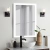 LED Lighted LED Lit Mirror Rectangular Fog Free Frameless Bathroom Vanity Mirror - 20*28