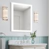 LED Lighted LED Lit Mirror Rectangular Fog Free Frameless Bathroom Vanity Mirror - 24*32