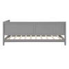 Twin Size Wood Daybed/Sofa Bed, Gray - as picture