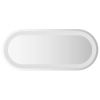 LED Bathroom Mirror 27.6"x11.8" Oval - Transparent
