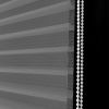 WELLSOURCE No Drill 2"Shangri-la Shades Tension Inside Mount Expansion Window Blind,Custom Size - Gray - Custom Size