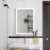 LED Lighted LED Lit Mirror Rectangular Fog Free Frameless Bathroom Vanity Mirror - 20*28