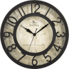 FirsTime & Co. Bronze Raised Number Wall Clock, Traditional, Analog, 8 x 2 x 8 in - FirsTime