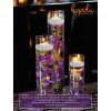 Hyoola 1.75 inch Round Unscented White European Made Floating Candles, Paraffin Wax with Cotton Wicks, 20-Pack - Hyoola