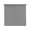 WELLSOURCE No Drill 2"Shangri-la Shades Tension Inside Mount Expansion Window Blind,Custom Size - Gray - Custom Size