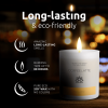 Soy Wax Candle in Glass Jar Coffee Latte Scented Candle Clean Burn up to 80 Hours Handmade in USA Natural and Safe by Relaxcation 10 oz - RELAXCATION