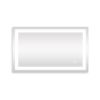 Frameless Rectangular LED Light Bathroom Vanity Mirror - 40*24