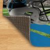 [Personalization Only] Official NFL Panthers - 20" x 32" Personalized Washable Rug - Personalization Only