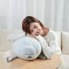 Angry Blob Seal Pillow Chubby 3D Novelty Sea Lion Doll Plush Stuffed Toy Baby Sleeping Throw Pillow Gifts for Kids Girls - 80cm - Happy